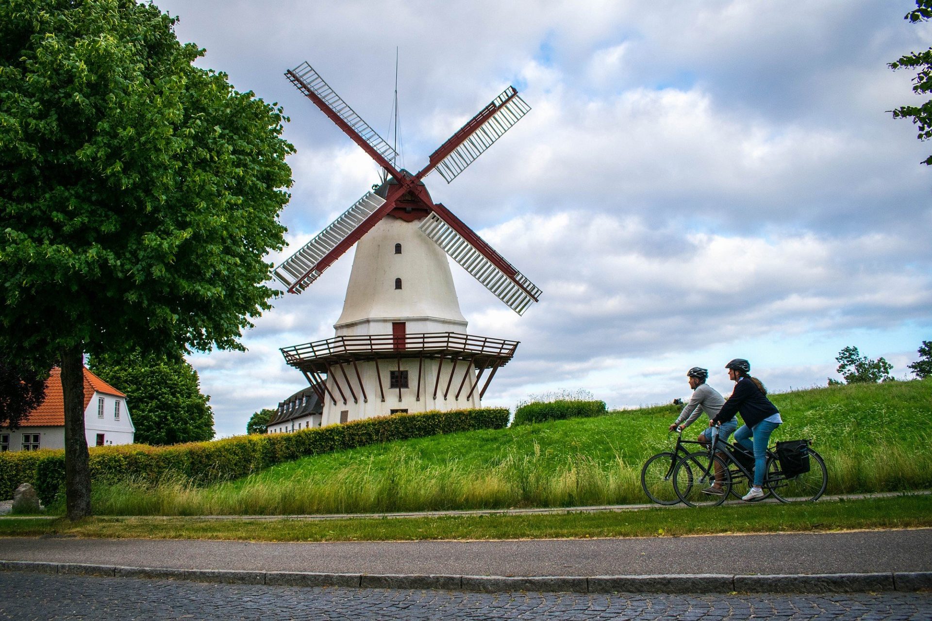 Ankunft in Sønderborg, Südjütland, Dänemark