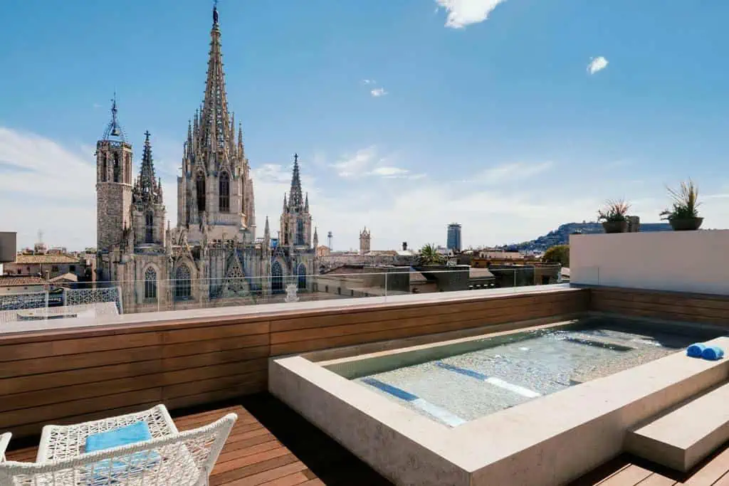 Hotel Colon in Barcelona, Spanien.