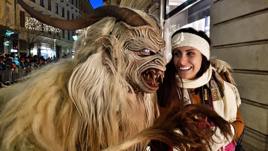 Krampuslauf in Graz, Austria