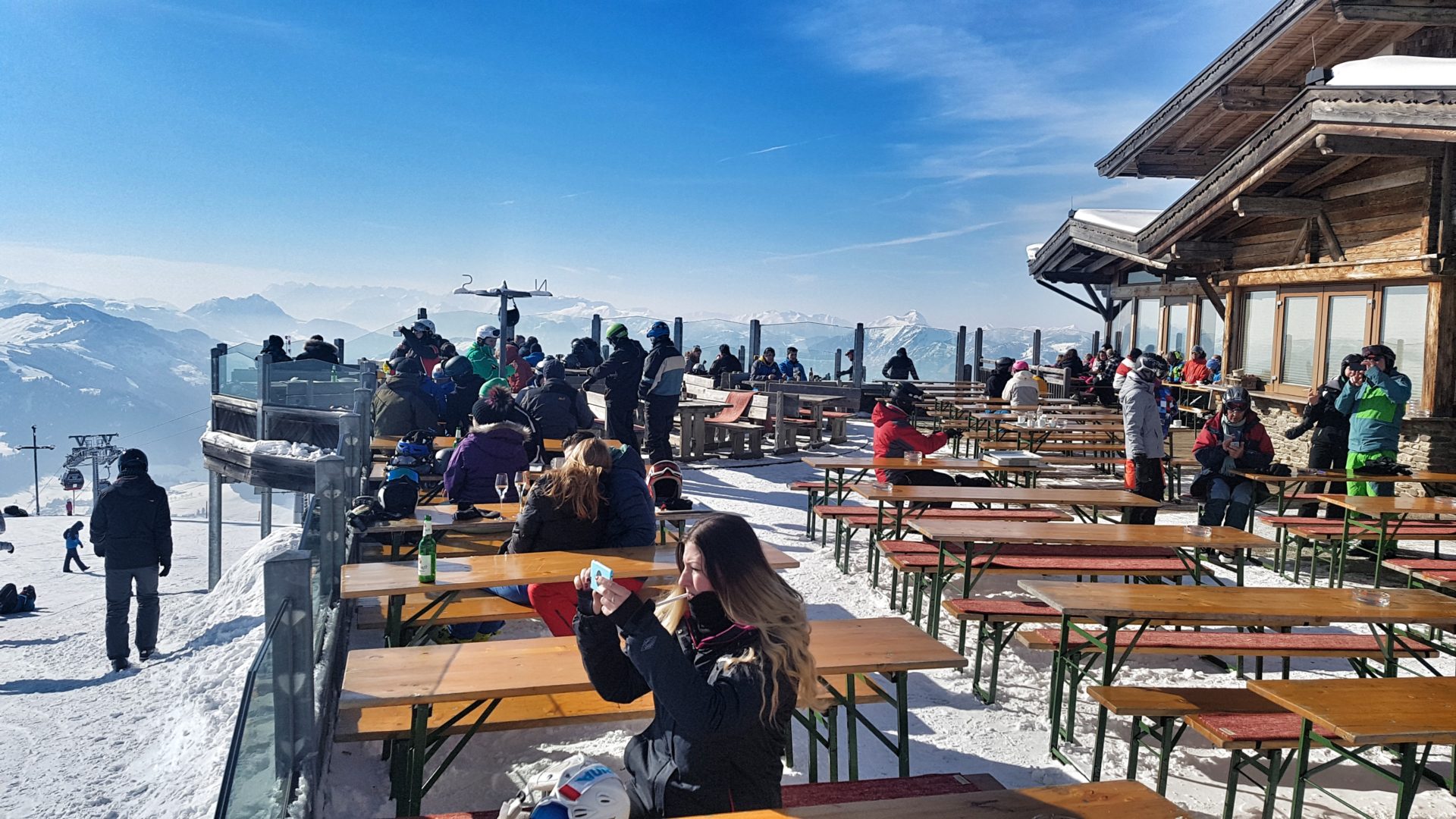 Restaurant Hohe Salve in SkiWelt in Tirol, Österreich