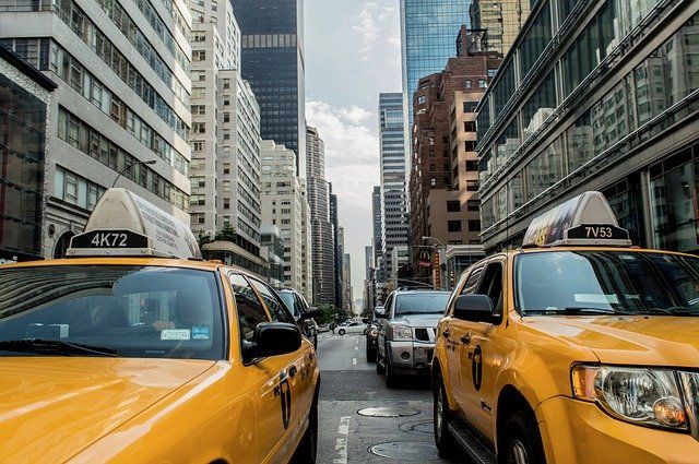 Yellow Cabs - Taxis in New York City, USA