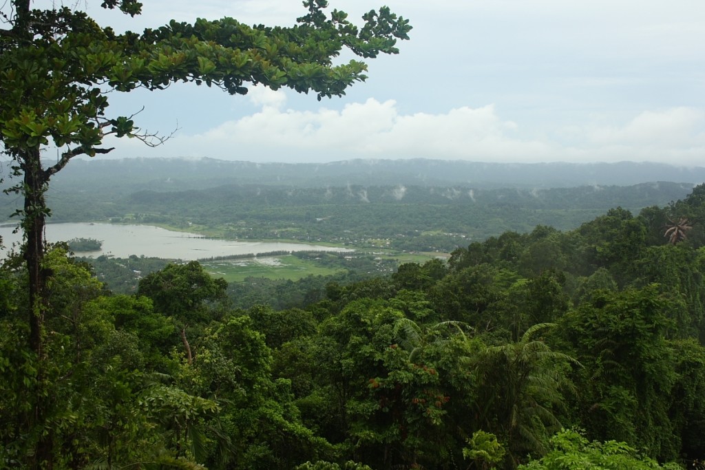 Blick vom Mount Harriet, unerforschte Orte auf den Andamanen, Indien