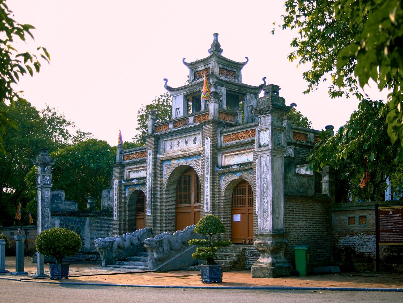 Literaturtempel in Hanoi, Vietnam.