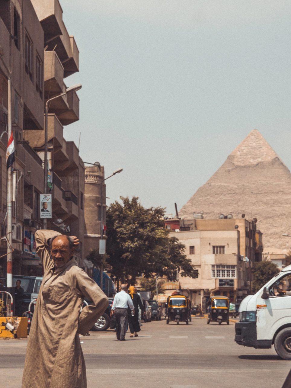 Die Stadt Gizeh, Ägypten