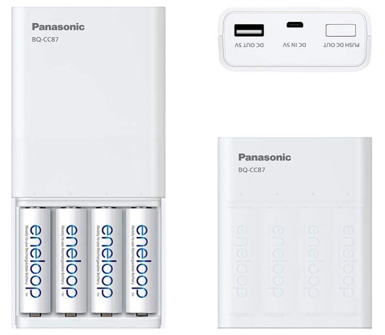 BQ-CC87 Ladegerät und eneloop Batterien