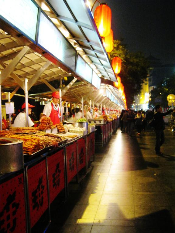 Chinesischer Lebensmittelmarkt in China