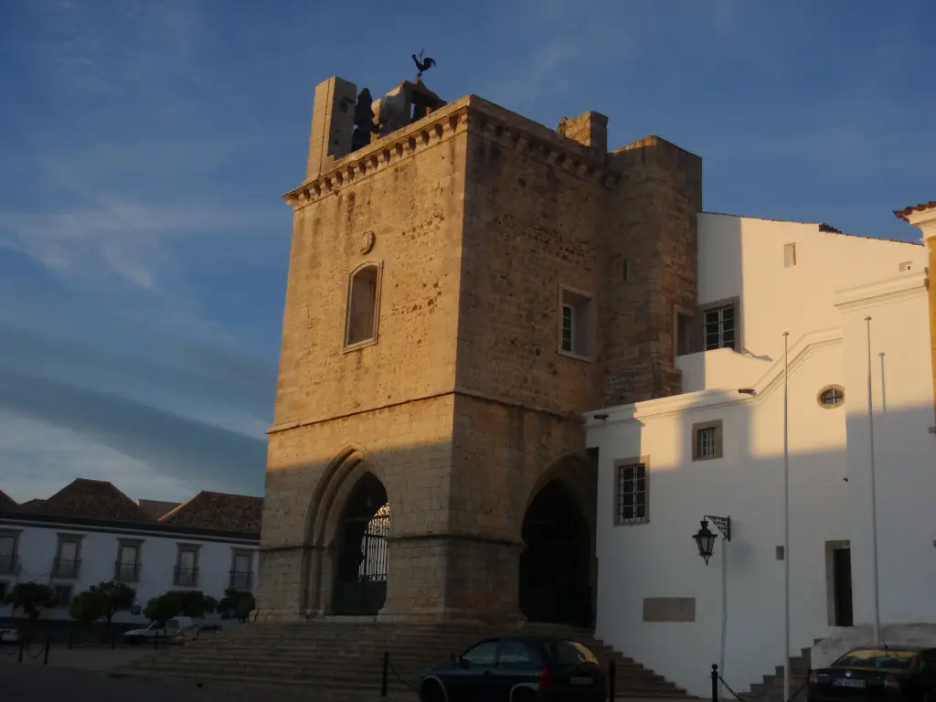 Stadtzentrum von Faro, Algarve, Portugal.