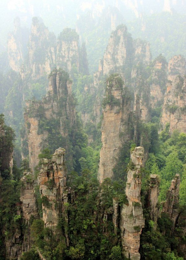 Willkommen im ZhangJiaJie-Nationalpark in China.