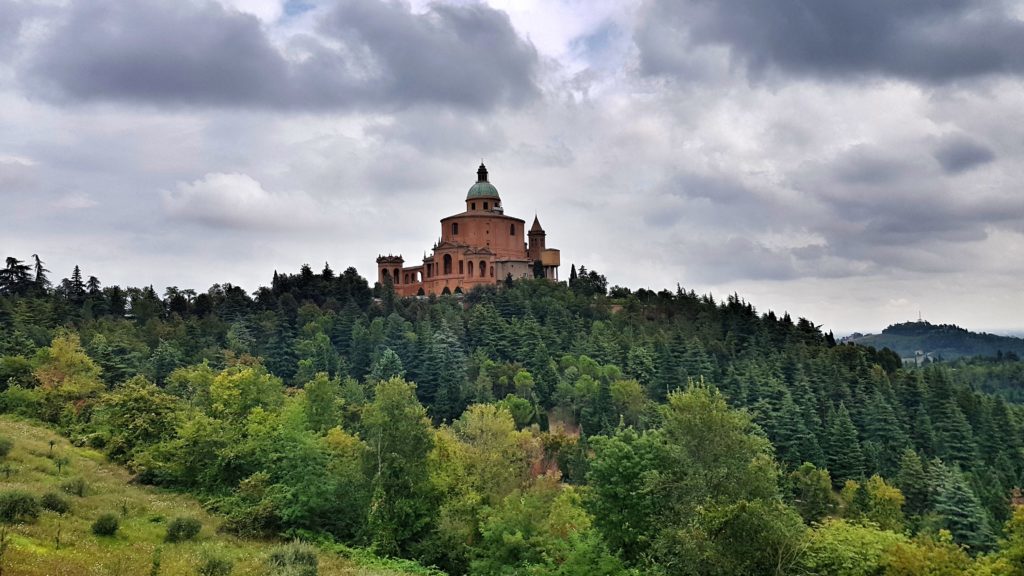 Heilige Stätte San Luca in Bologna, Emilia Romagna, Italien