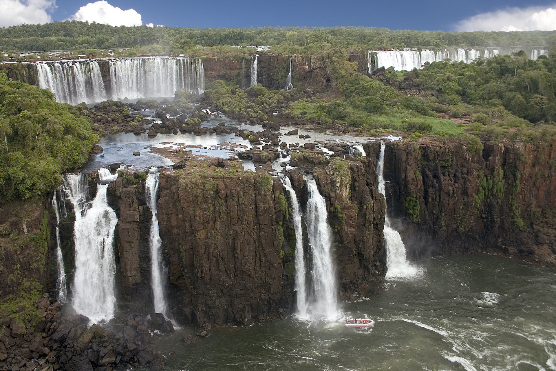 Die Iguazu-Fälle in Brasilien