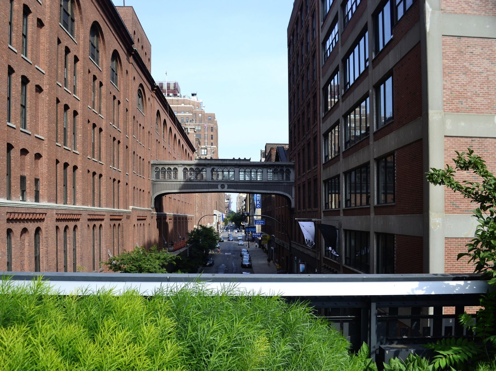 Die High Line in Chelsea in New York City, USA.