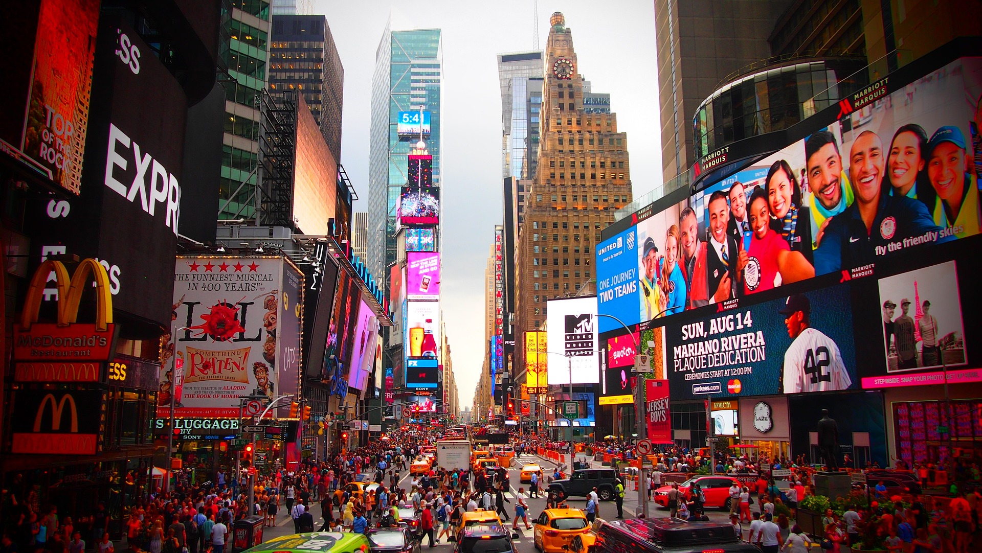 Times Square in New York City, USA.