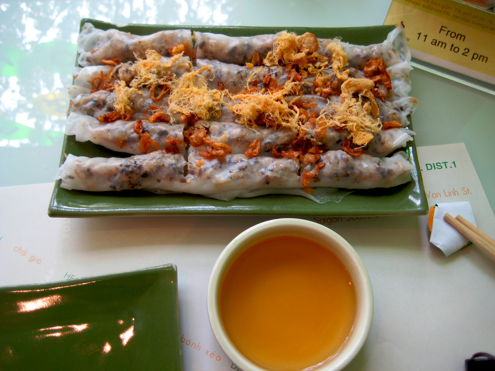 Banh Cuon in Vietnam.