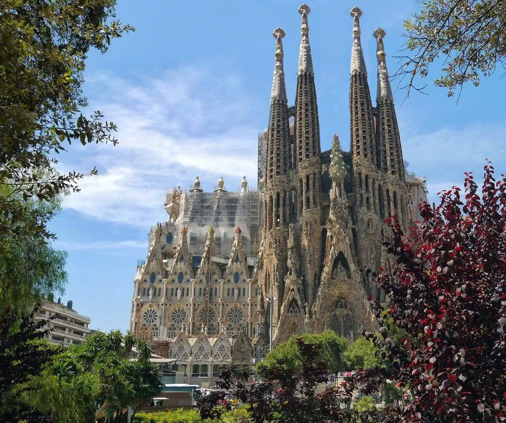Sagrada Familia in Barcelona, Spanien.
