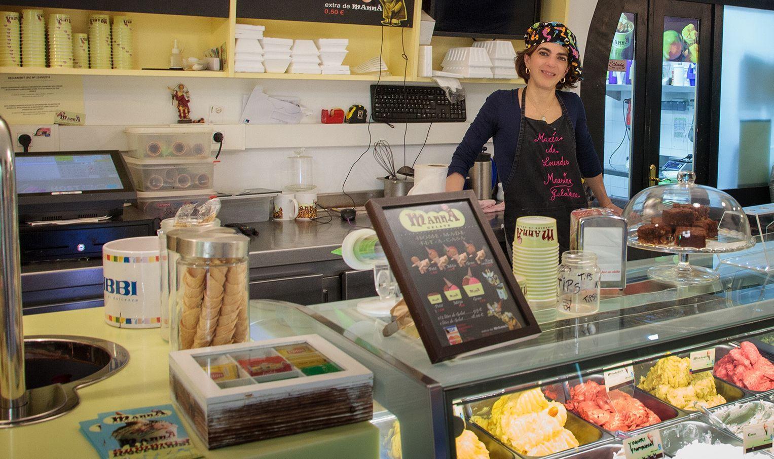 Manna Gelats in Barcelona, Spain.