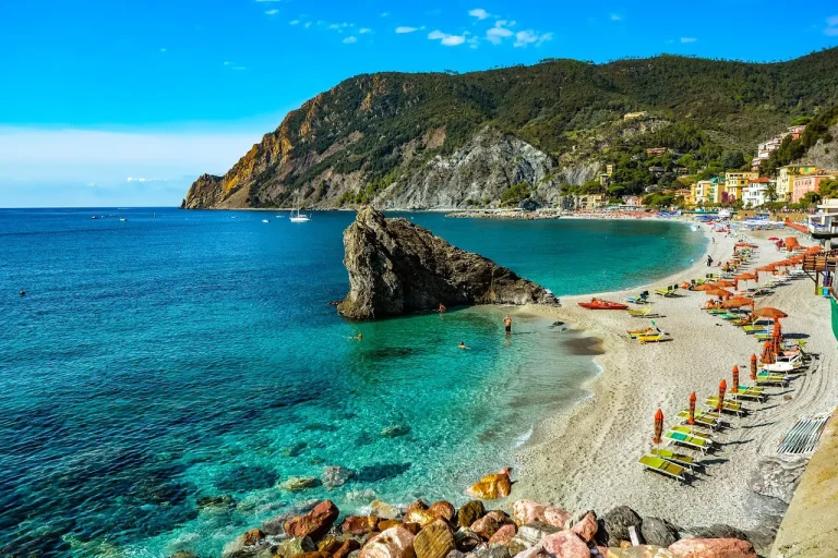 Badestellen und Strände in Cinque Terre, Italien