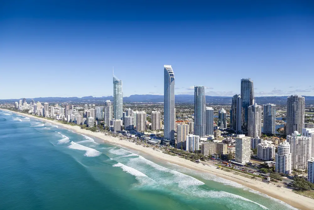 Luftaufnahme von Gold Coast, Queensland, Australien