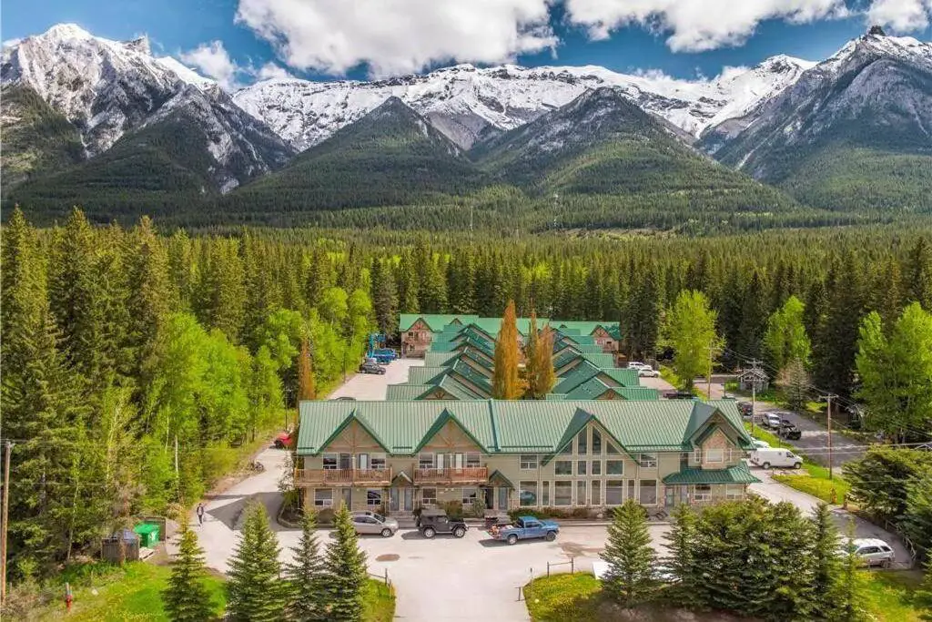 Banff National Park Wood Lodge, Kanada.