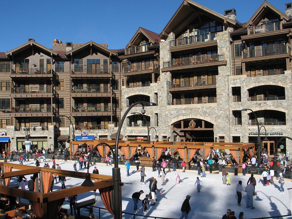 Northstar Village in Lake Tahoe, Kalifornien, USA.