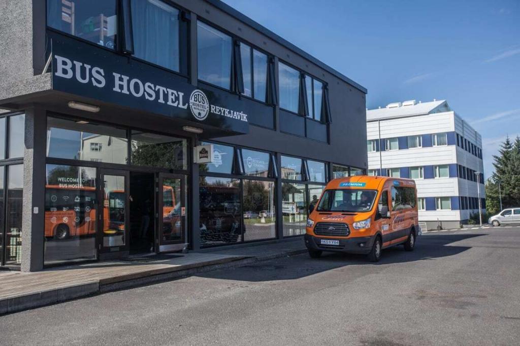 The Bus Hostel in Reykjavik, Island.