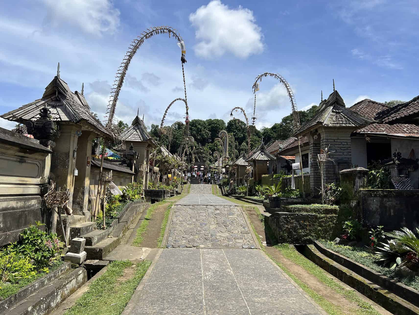 Das Dorf Penglipuran auf Bali, Indonesien