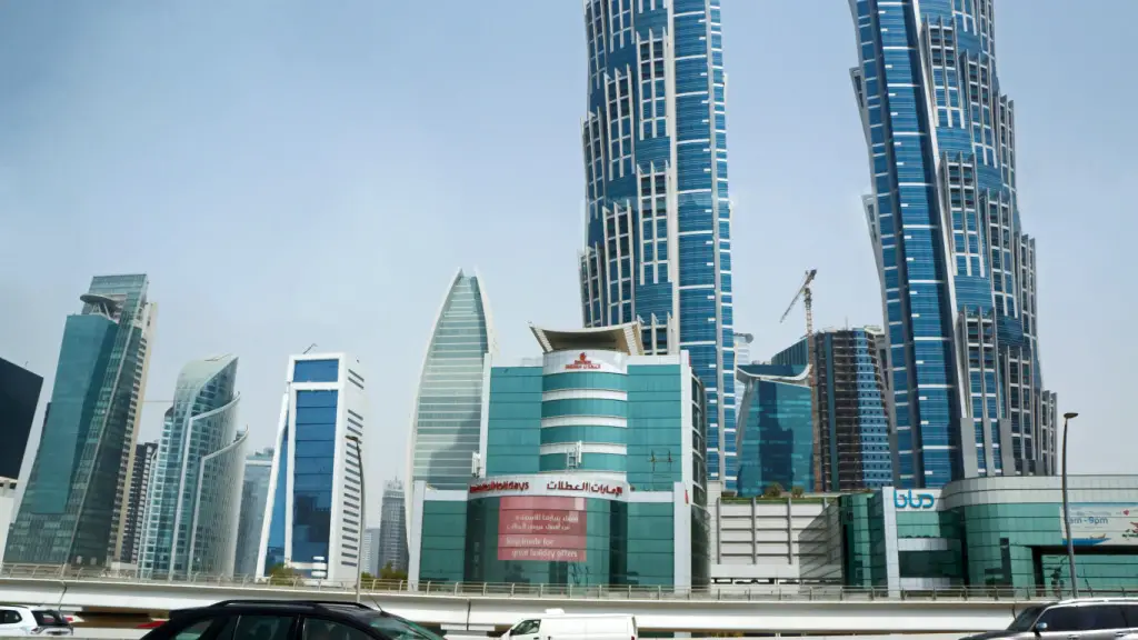Skyline von Dubai.