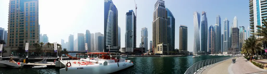 Wolkenkratzer in Dubai.
