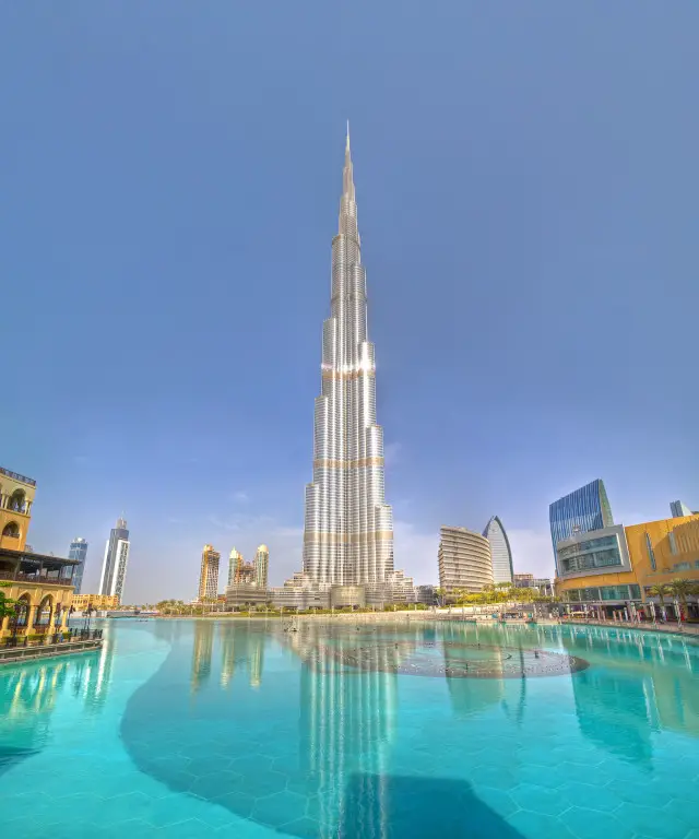Burj Khalifa, der größte Wolkenkratzer der Welt.
