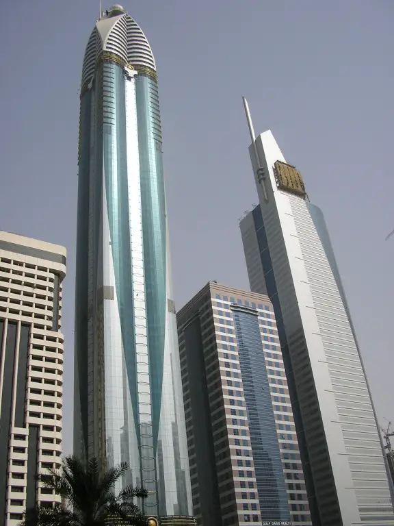 Der Rose Tower in Dubai.