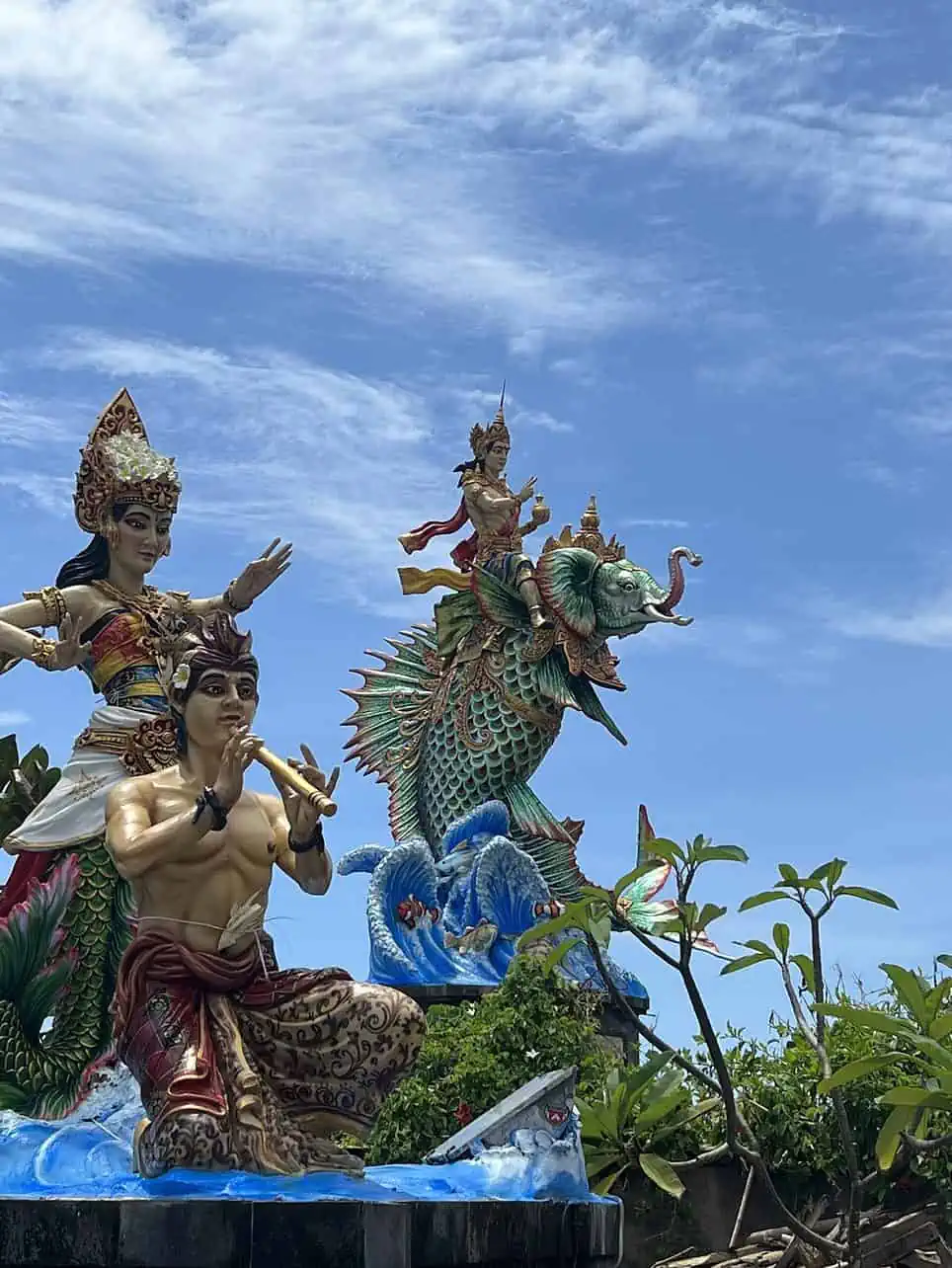 Tempelfiguren in Bali, Indonesien