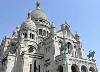 Wallfahrtskirche Sacré Coeur in Paris, Frankreich