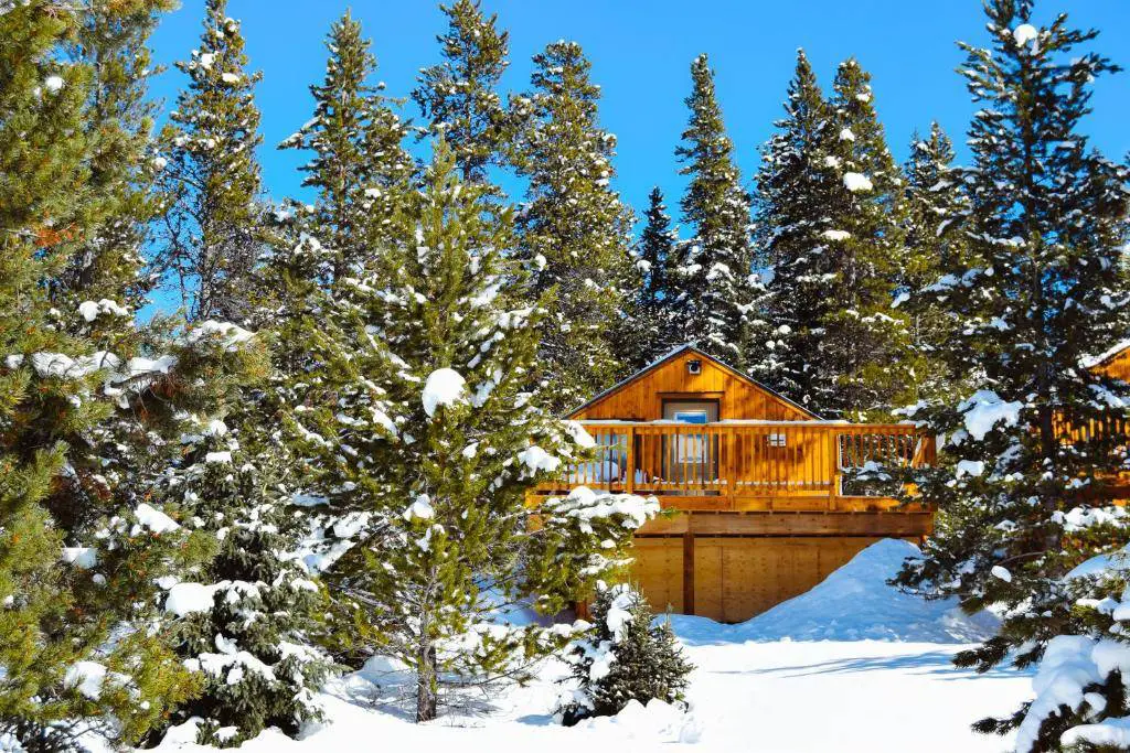 Mount Engadine Lodge in Alberta, Kanada.