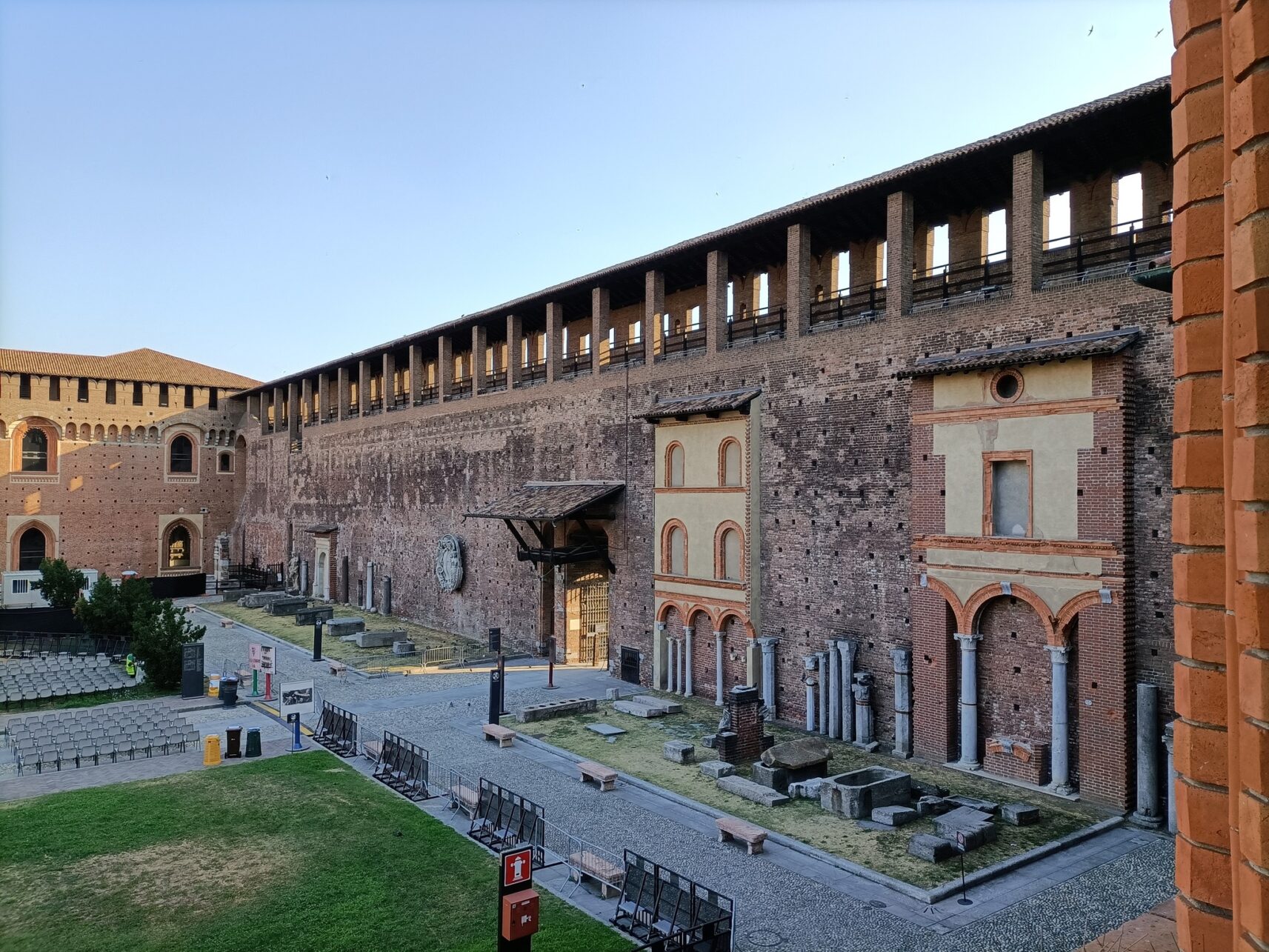 Castello Sforzesco in Mailand, Italien.