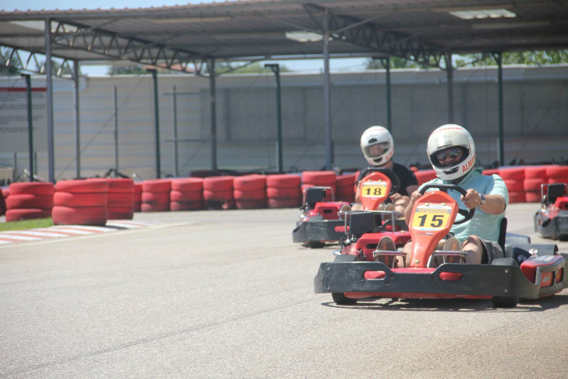 Go Karting Almancil an der Algarve in Portugal.