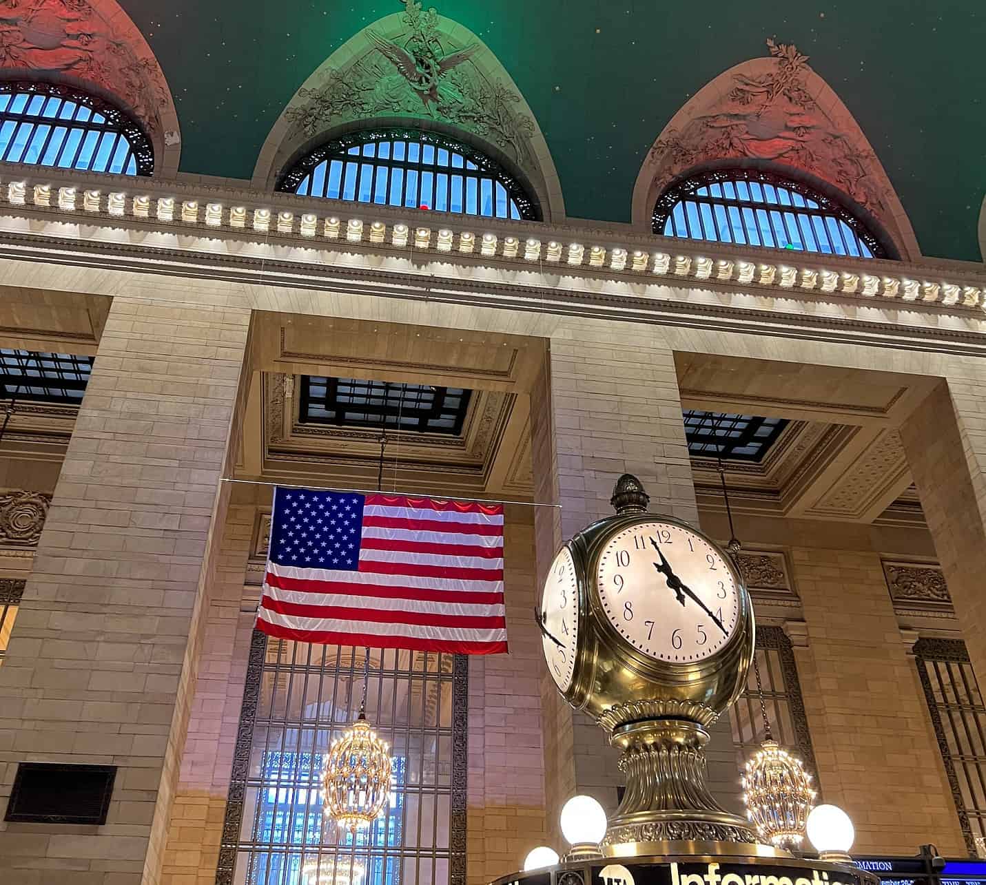 Das berühmte Grand Central Terminal aus dem Jahr 1913 in New York City, USA.