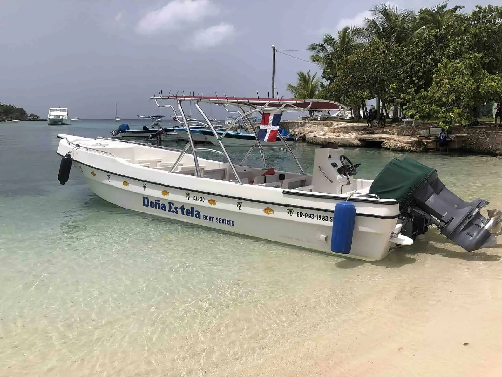 Speedboot-Tour zur Insel Saona in der Dominikanischen Republik.
