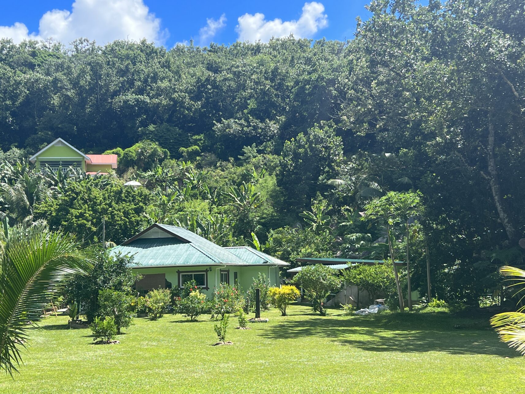 Inland von la Digue, Seychellen.