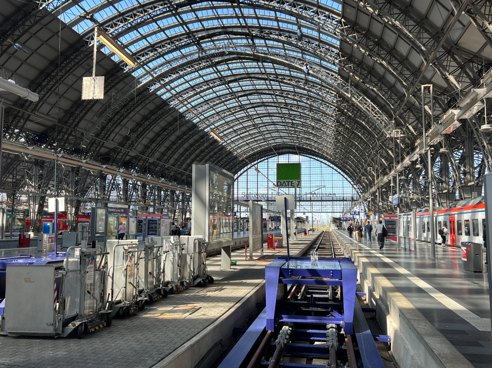 Frankfurt HBF in Deutschland.