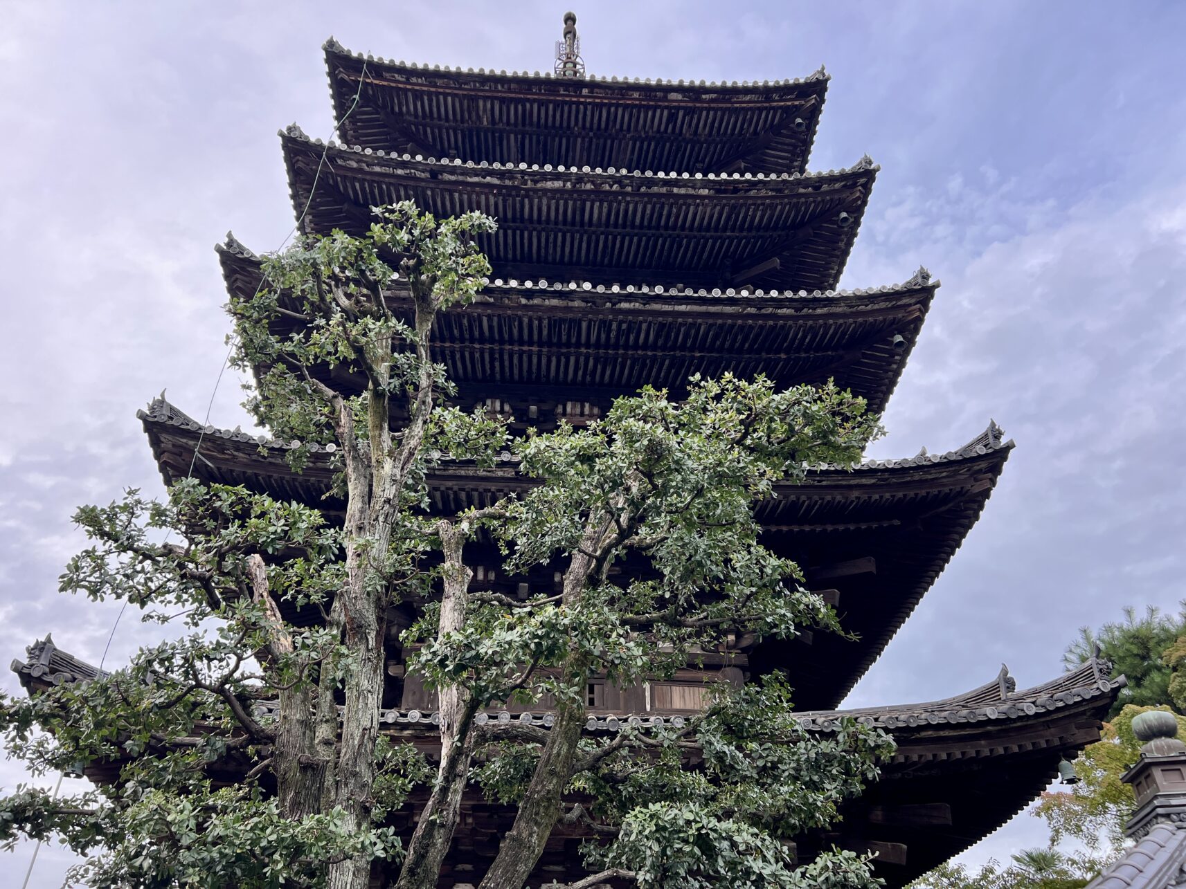 Buddhistische Pagode in Kyoto, Japan.