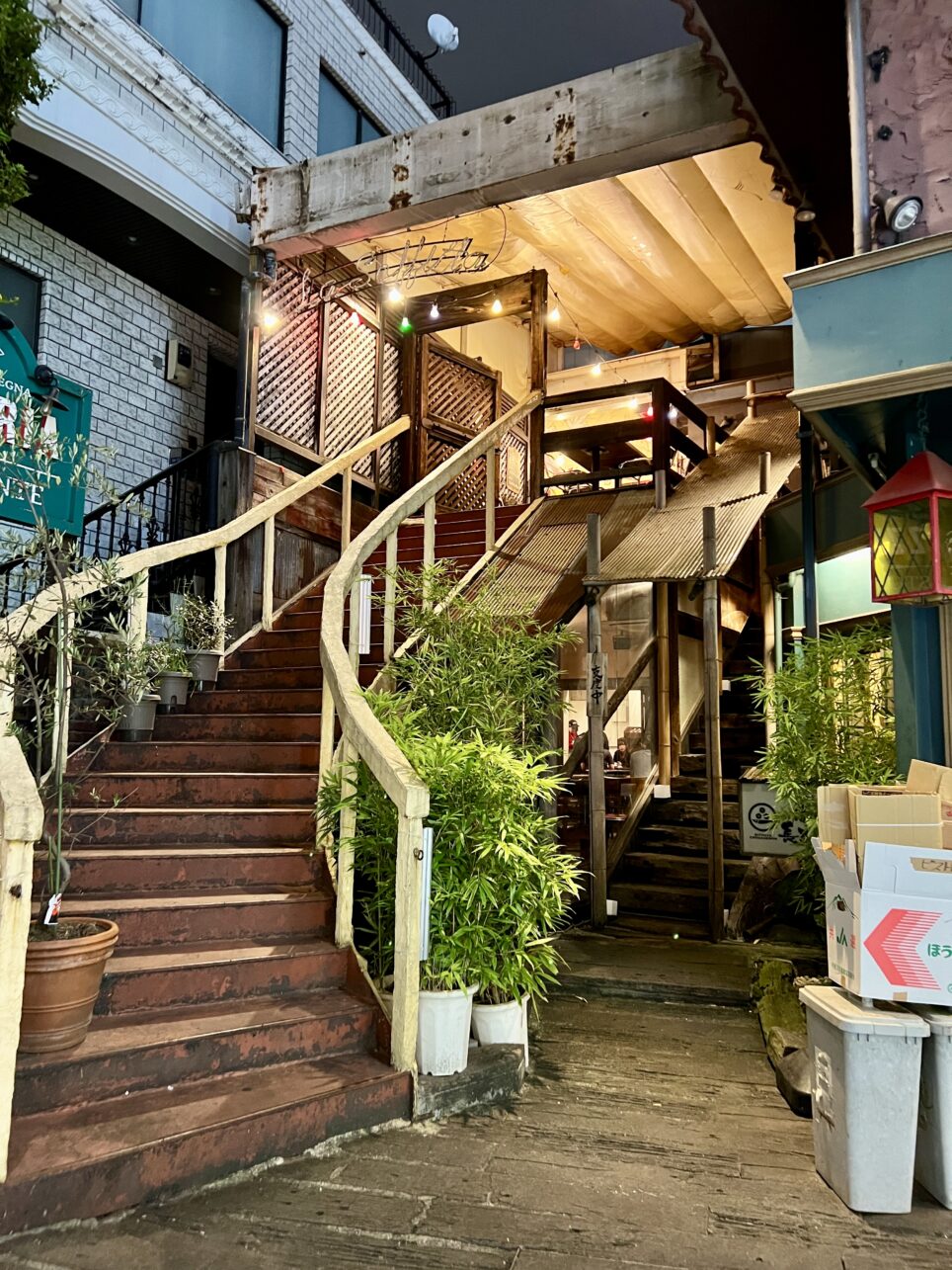 Restaurant in Shibuya, Tokyo, Japan.