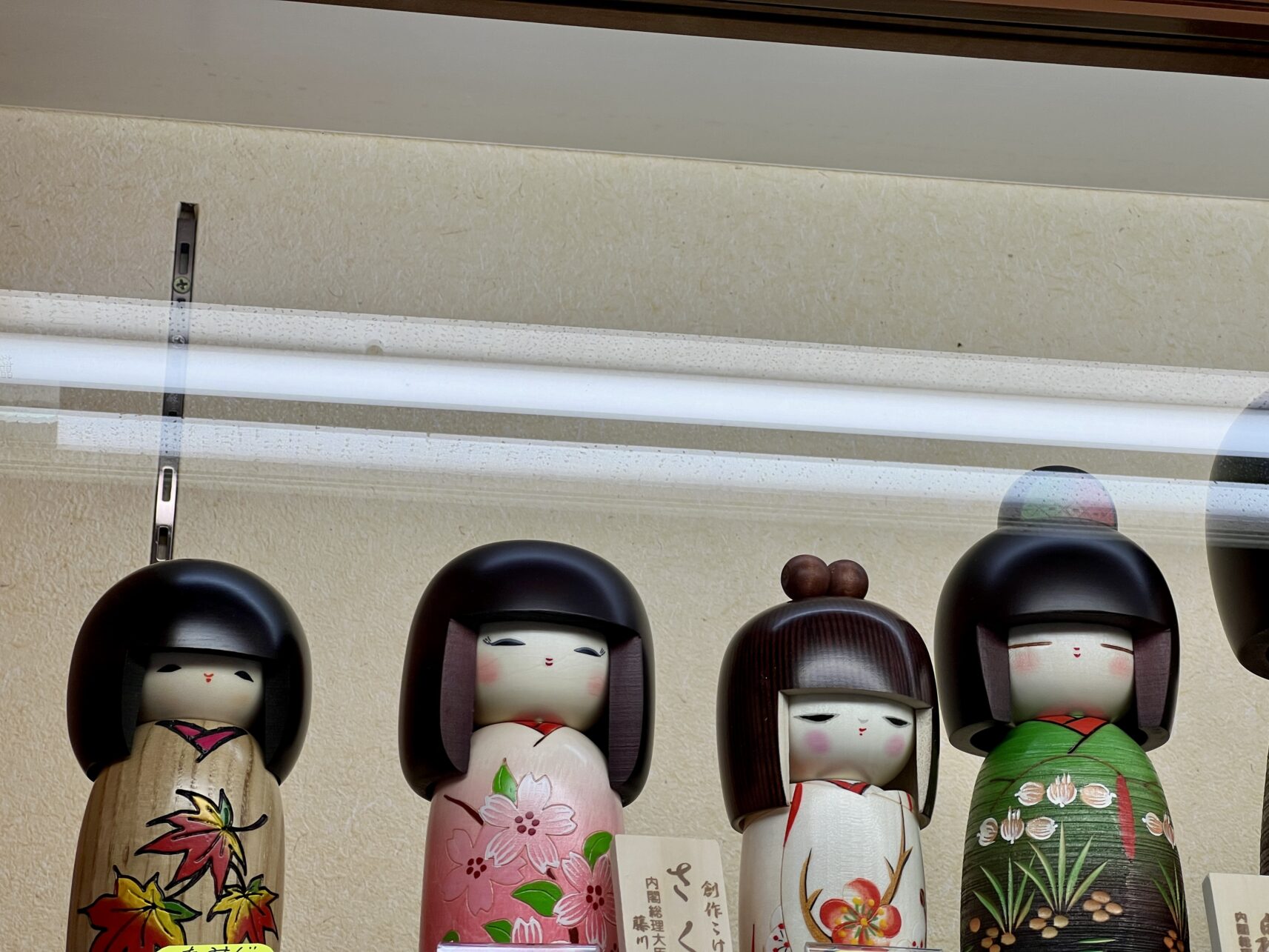 Kokeshi-Puppen als Souvenir aus Japan.